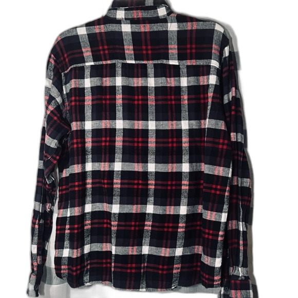 Jackson Hole size XL plaid flannel button down shirt red black white - Picture 4 of 6